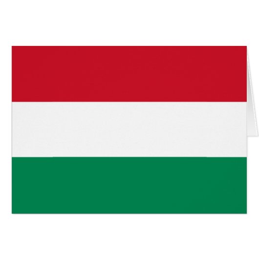 Flag of Hungary Cards (Front Horizontal)