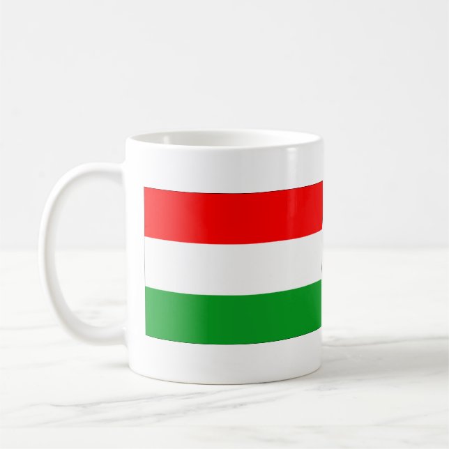 Flag of Hungary Coffee Mug (Left)