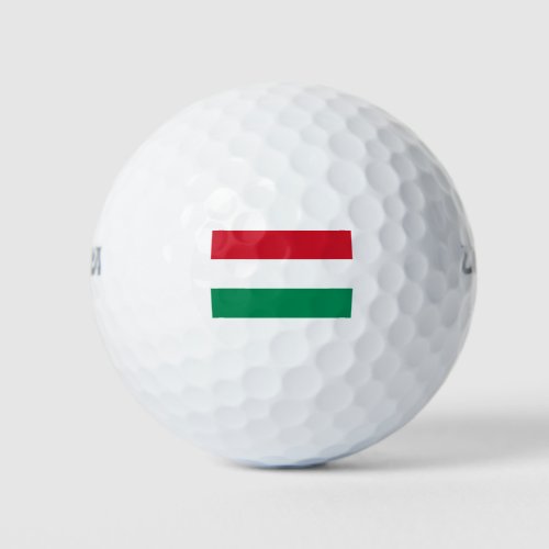 Flag of Hungary Golf Balls