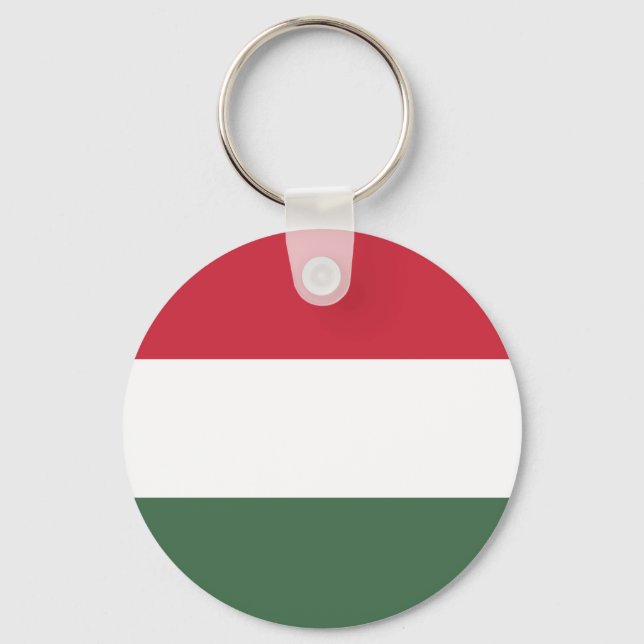 Flag of Hungary Keychain (Front)