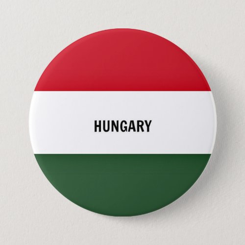 Flag of Hungary labeled Button