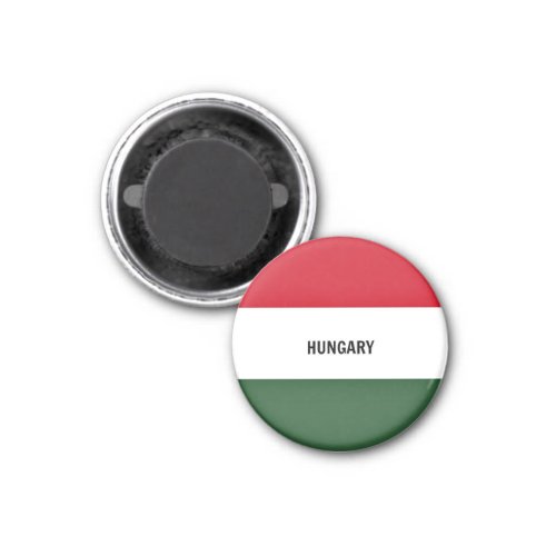 Flag of Hungary labeled Magnet