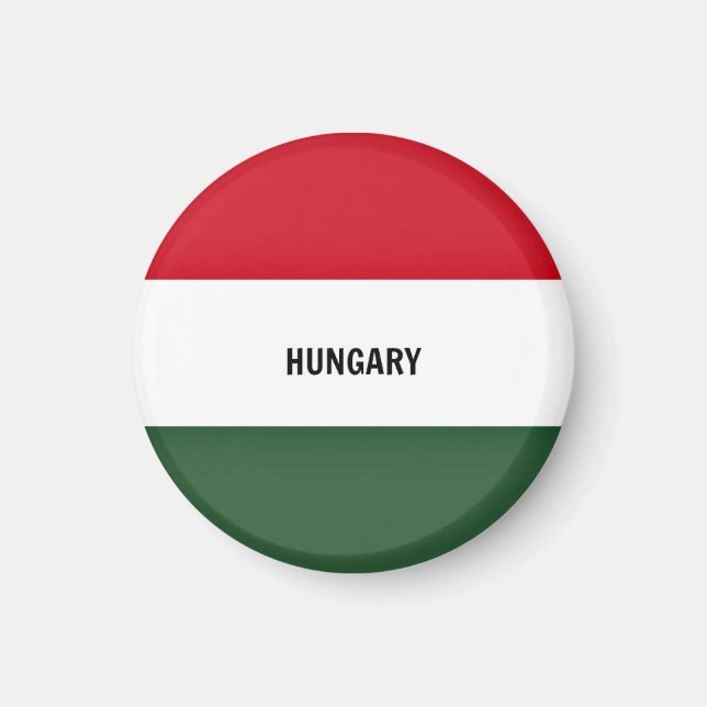 Flag of Hungary, labeled Magnet (Front)