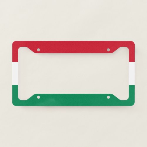 Flag of Hungary License Plate Frame