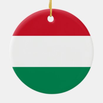 Flag Of Hungary Ornament by kfleming1986 at Zazzle