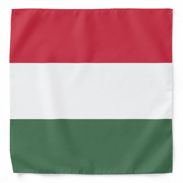 Flag of Hungary tricolor Bandana (Front)