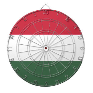 Flag of Hungary tricolor Dart Board
