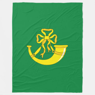 Flag of Huntingdonshire Fleece Blanket