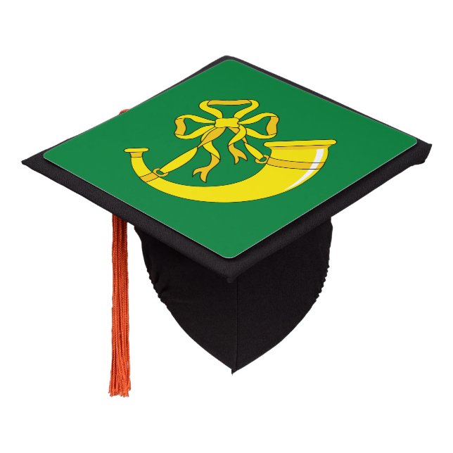 Flag of Huntingdonshire Graduation Cap Topper (Angled)