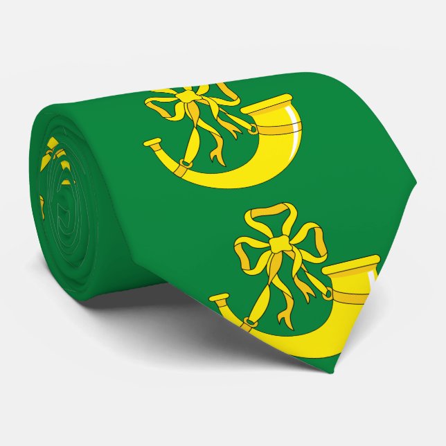Flag of Huntingdonshire Neck Tie (Rolled)