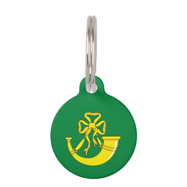 Flag of Huntingdonshire Pet ID Tag (Back)