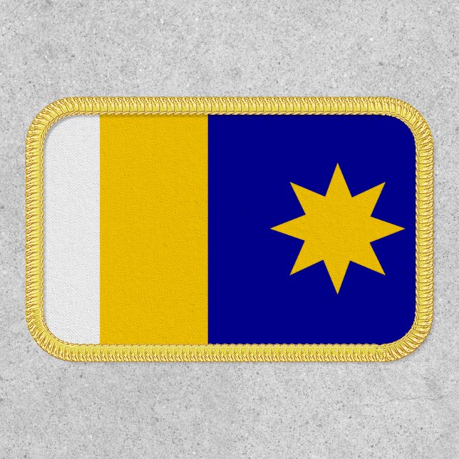 Flag of Hutchinson, Kansas Patch (Front)