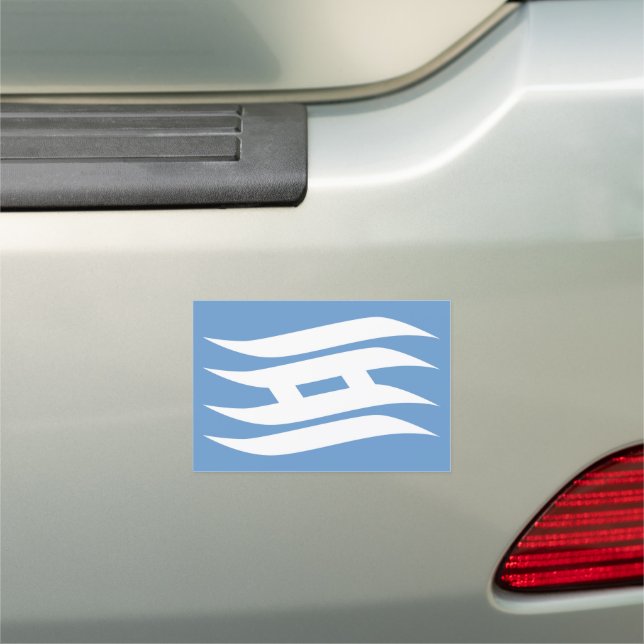 Flag of Hyogo Prefecture, Japan Car Magnet (In Situ)