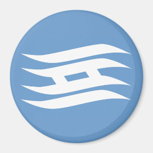 Flag of Hyogo Prefecture, Japan Magnet