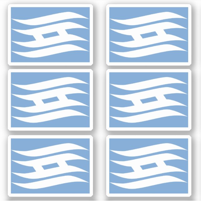 Flag of Hyogo Prefecture, Japan Sticker (Front)