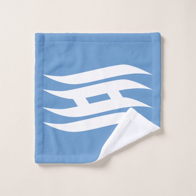 Flag of Hyogo Prefecture, Japan Wash Cloth (Wash Cloth)
