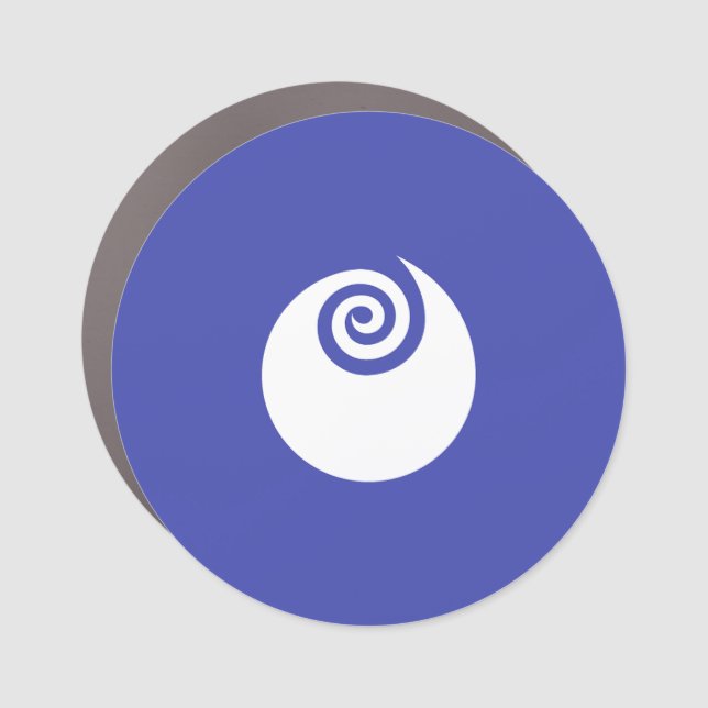 Flag of Ibaraki Prefecture, Japan Car Magnet (Front)