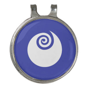 Flag of Ibaraki Prefecture, Japan Car Magnet Golf Hat Clip