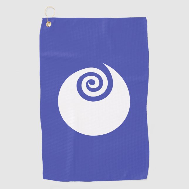 Flag of Ibaraki Prefecture, Japan  Golf Towel (Front)