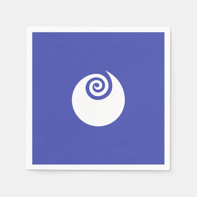 Flag of Ibaraki Prefecture, Japan  Napkins (Front)