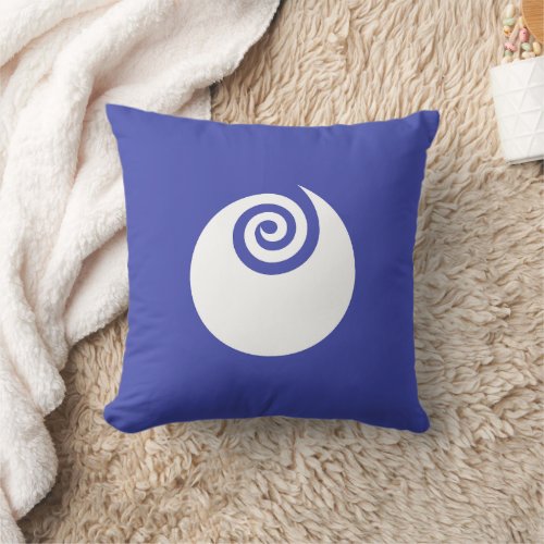 Flag of Ibaraki Prefecture Japan Throw Pillow