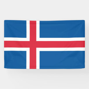 Flag of Iceland Banner