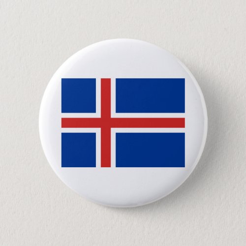 Flag of Iceland Button