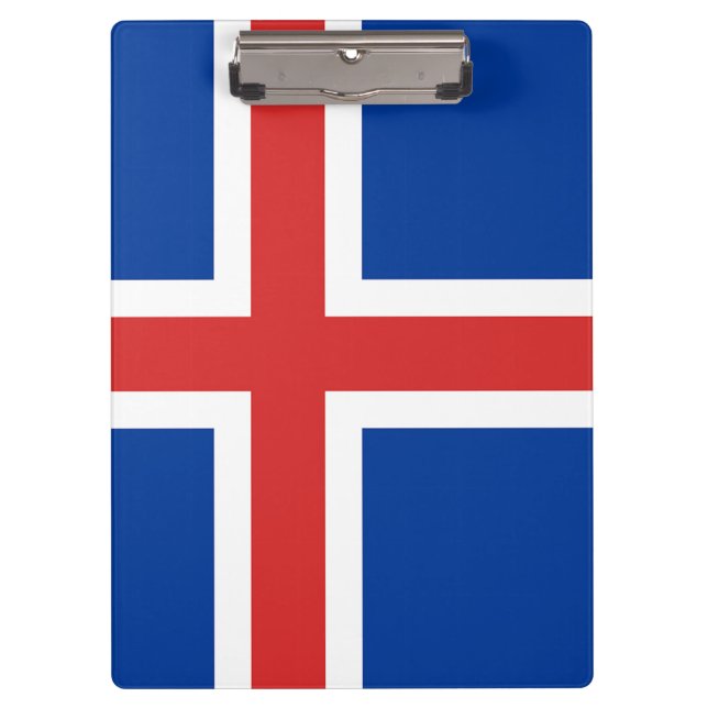Flag of Iceland Clipboard (Front)