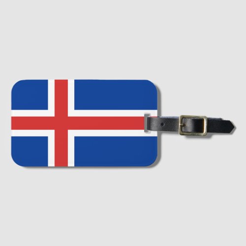 Flag of Iceland Luggage Tag