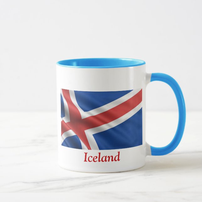 Flag of Iceland Mug (Right)