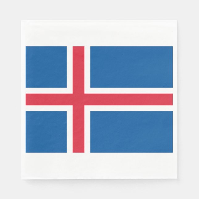 Flag of Iceland Napkins (Front)