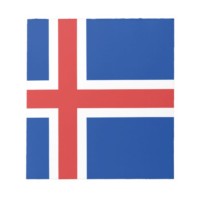 Flag of Iceland Notepad (Front)