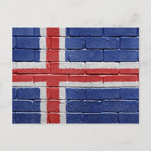 Flag of Iceland Postcard