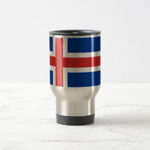 Flag of Iceland Travel Mug