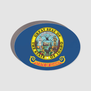 Flag of Idaho Car Magnet
