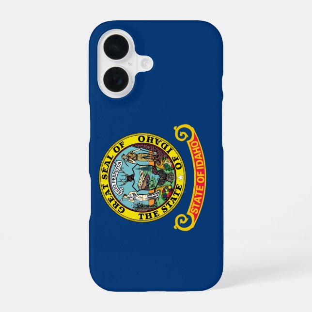 Flag of Idaho Iphone Case (Back)