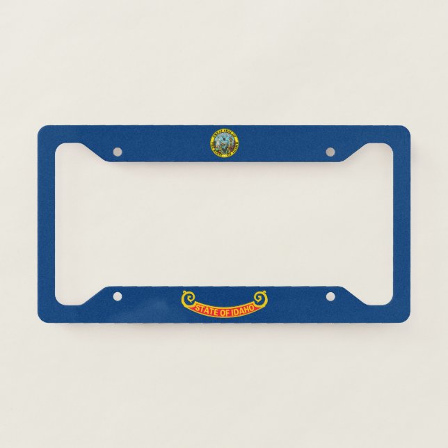 Flag of Idaho License Plate Frame (Front)