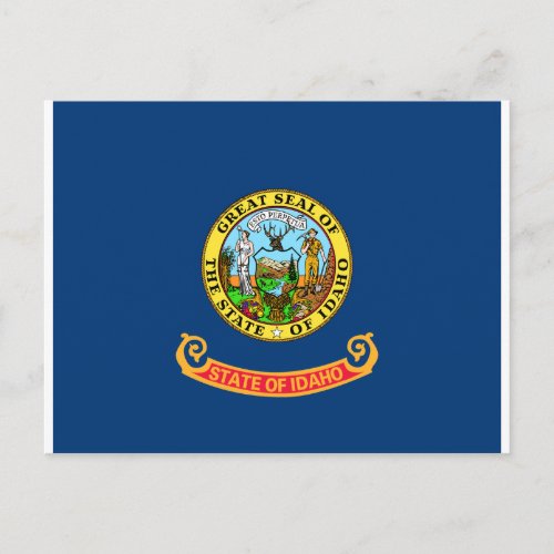 Flag of Idaho Postcard
