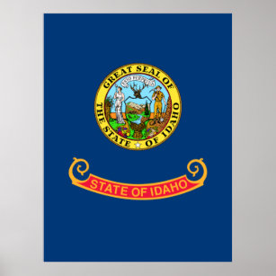 Flag of Idaho Poster