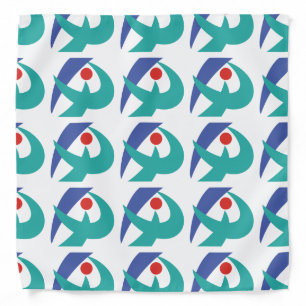 Flag of Iga, Mie, Japan Bandana