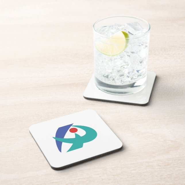 Flag of Iga, Mie, Japan Drink Coaster (Right Side)