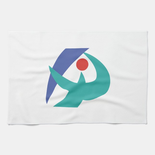 Flag of Iga, Mie, Japan Kitchen Towel (Horizontal)