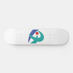 Flag of Iga, Mie, Japan Skateboard Deck