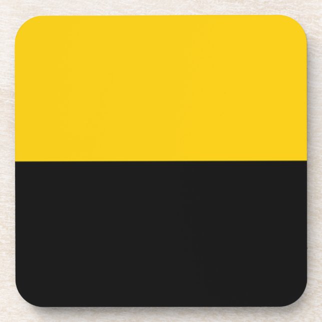 Flag of IJsselstein Drink Coaster (Front)