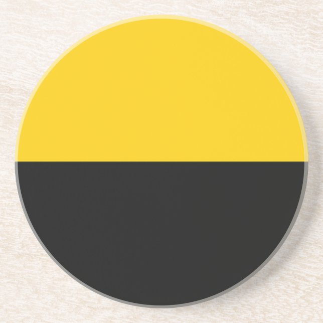 Flag of IJsselstein Drink Coaster (Front)