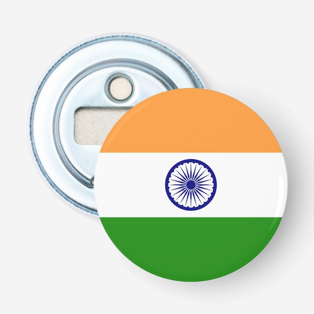 Flag of India Bottle Opener (Front)