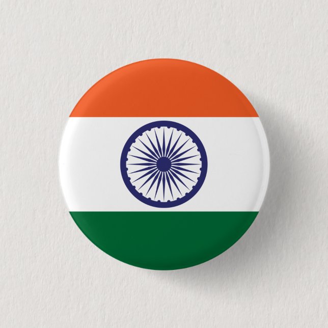 Flag of India Button (Front)