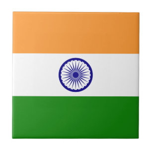 Flag of India Ceramic Tile