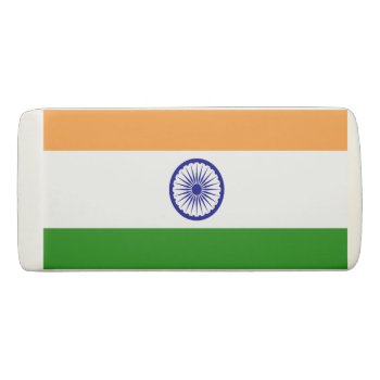 Flag Of India Eraser by kfleming1986 at Zazzle