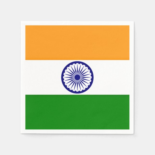 Flag of India Napkins (Front)